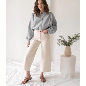 Laude the Label high rise wide leg jeans